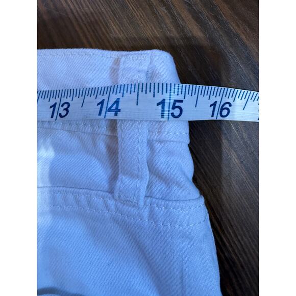 KanCan White Wide Leg High Waisted Button Fly Jeans Size 9/28 - Picture 10 of 12